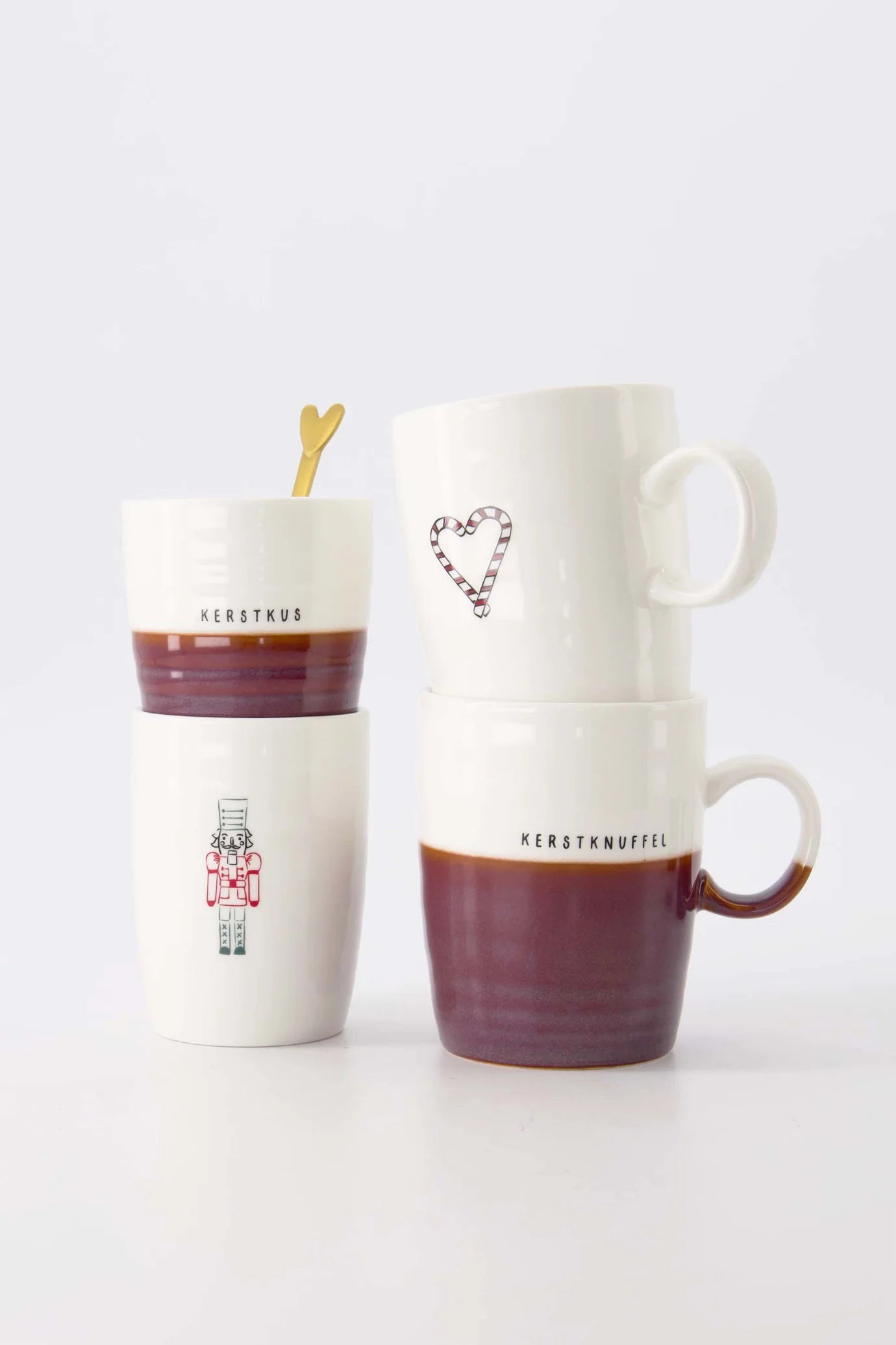 Zusss koffiemok notenkraker multicolor