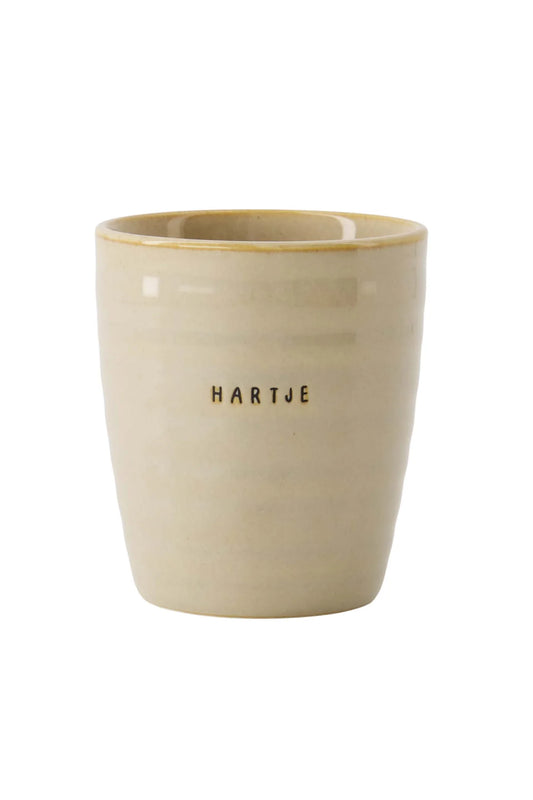 Zusss koffiemok hartje - zand