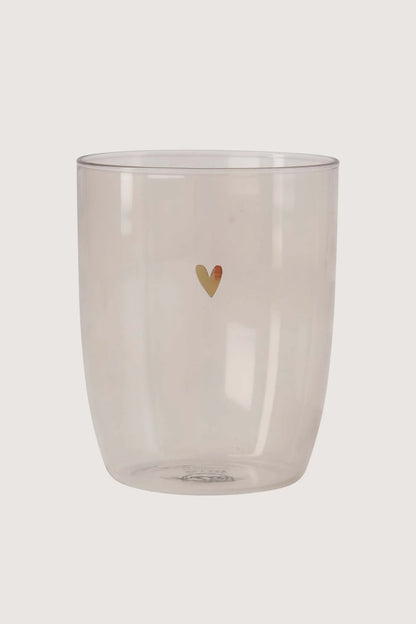 Zusss drinkglas hartje - Zand