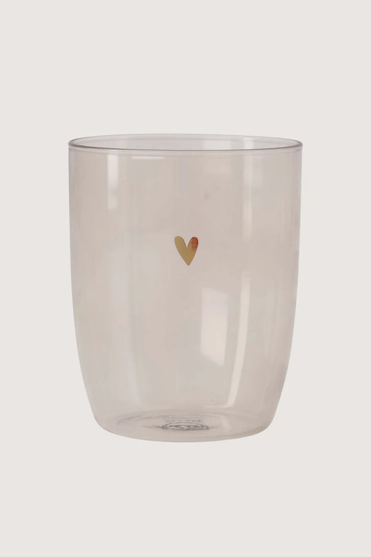 Zusss drinkglas hartje - Zand