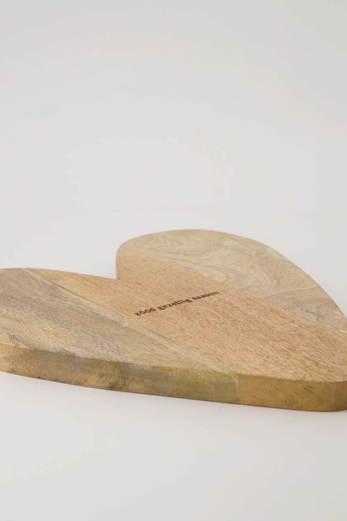 Zusss serveerplank hout hartje - Naturel