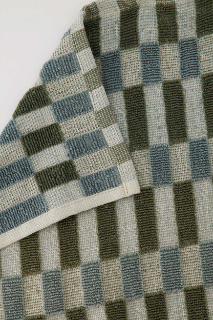 Zusss keukenset jij bent zo leuk grafisch patroon zand/grijs/groen