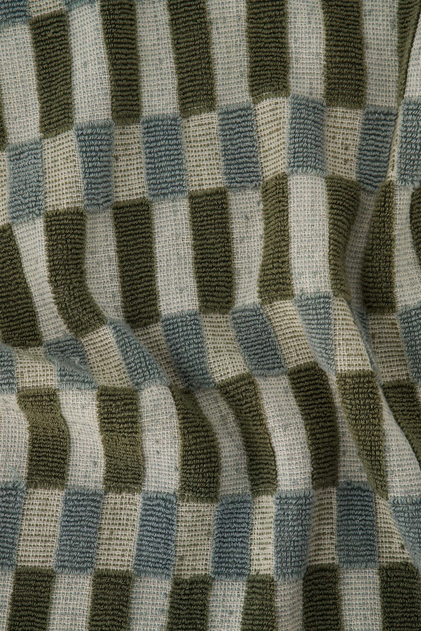 Zusss keukenset jij bent zo leuk grafisch patroon zand/grijs/groen