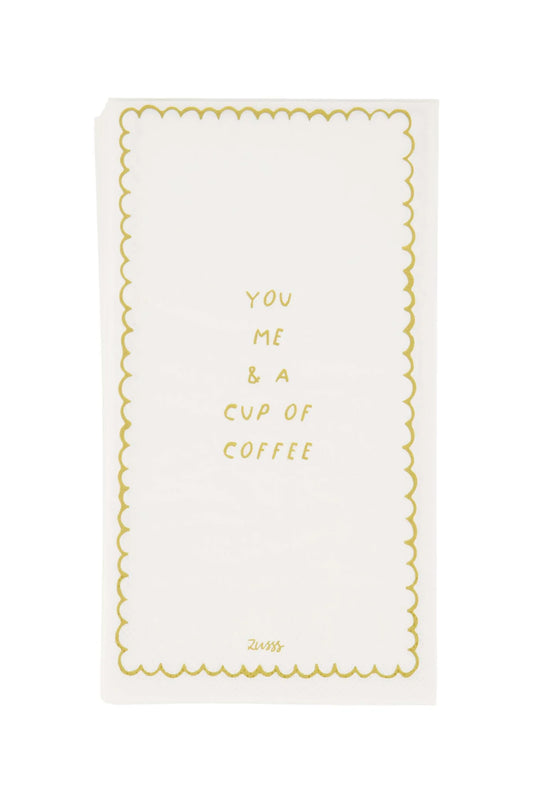 Zusss servetten you me & a cup of coffee