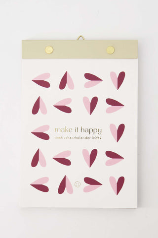 Scheurkalender make it happy - Multicolor