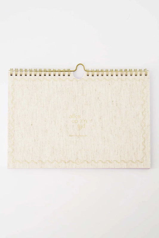 Zusss familieplanner alles op z'n tijd linnen