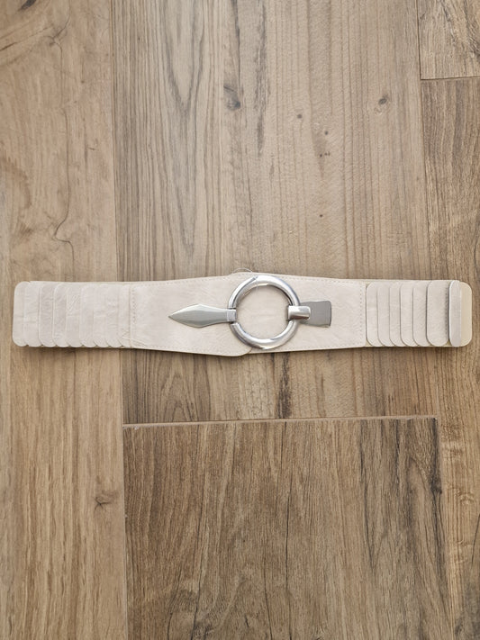 Brede riem- beige