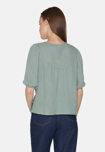GEWA vest - blouse / Khaki / Sisters point