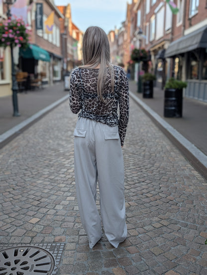 Faila barrel pantalon - Grijs