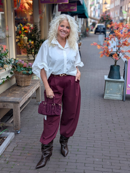 Katoenen blouse Amelie - Wit
