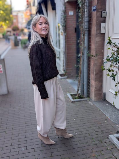 Faila barrel pantalon - Beige