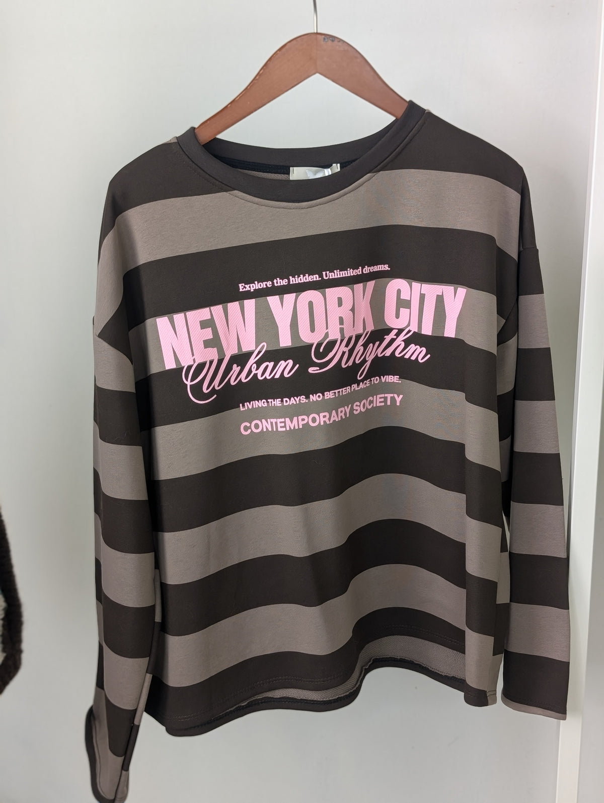New york city urban rhythm sweater - Taupe