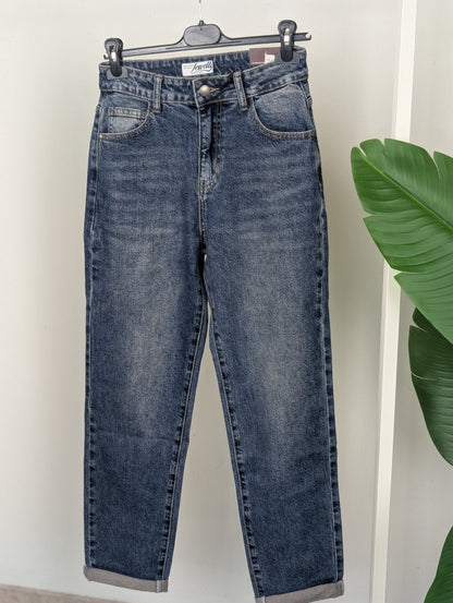 Jewelly mom jeans Marian washed - Blue