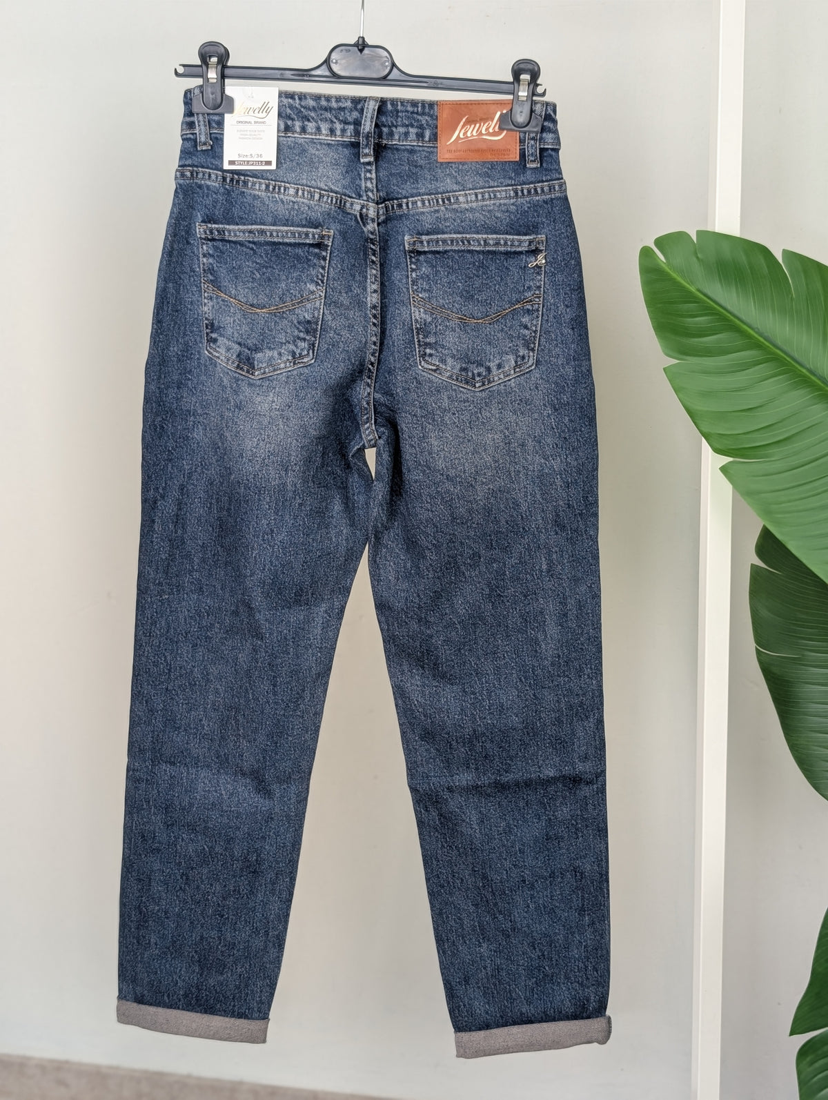 Jewelly mom jeans Marian washed - Blue