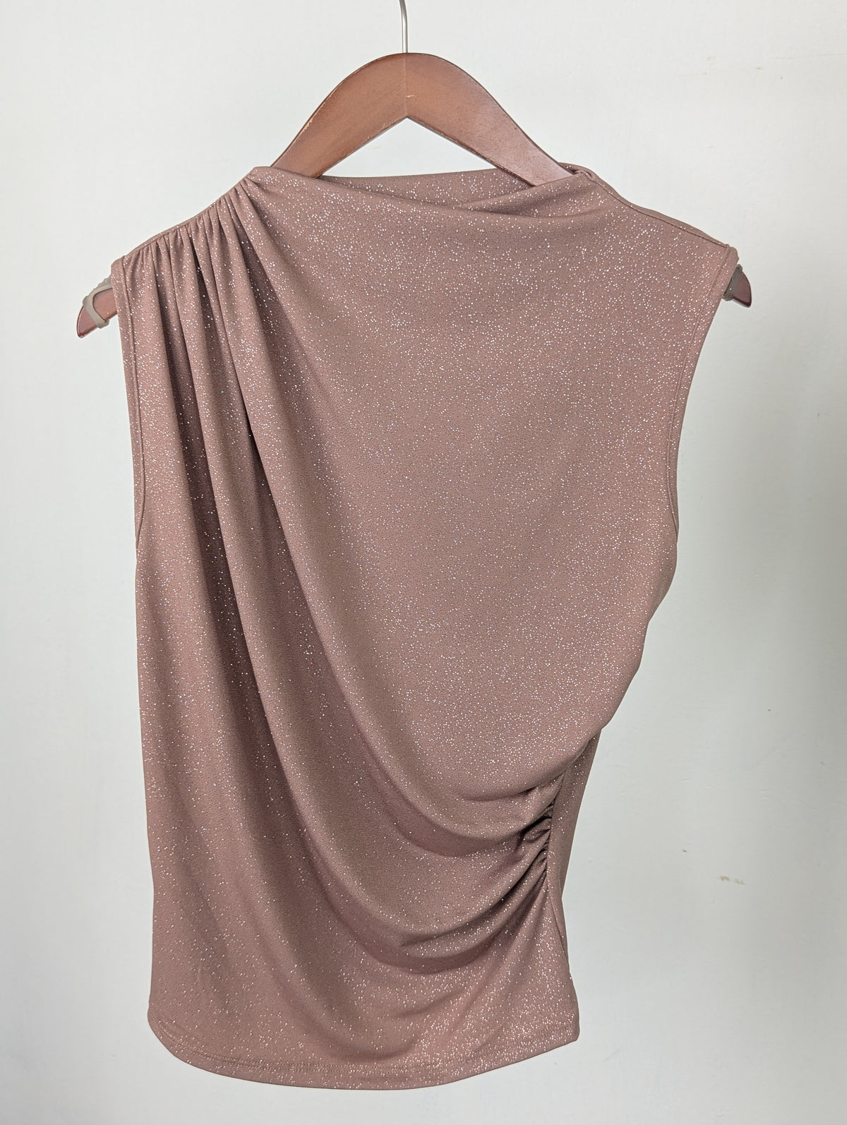 Glitter top Emy - Caramel