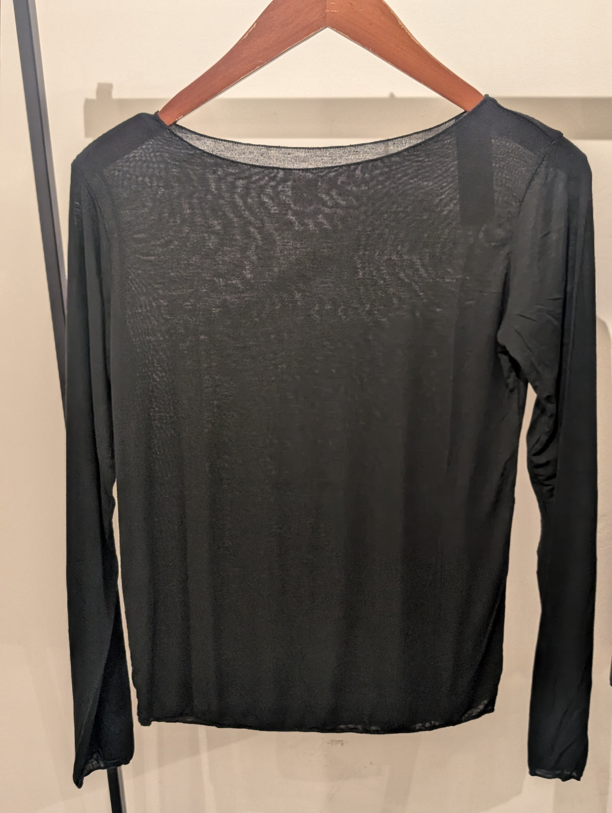 Cashmere longsleeve Sanne - Army groen