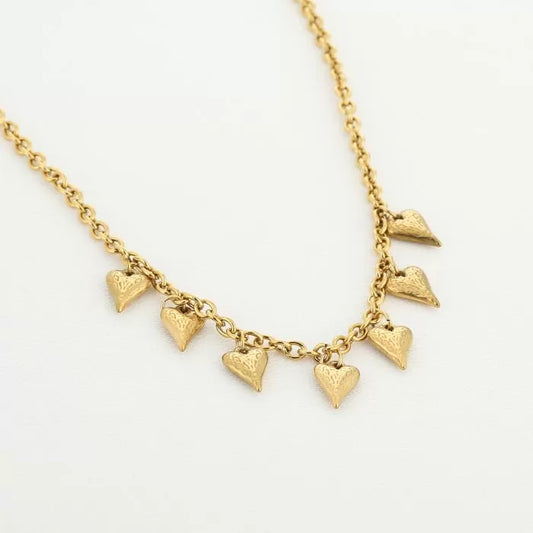 Bedel ketting hartjes