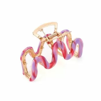 Zomer haarklem purple mix