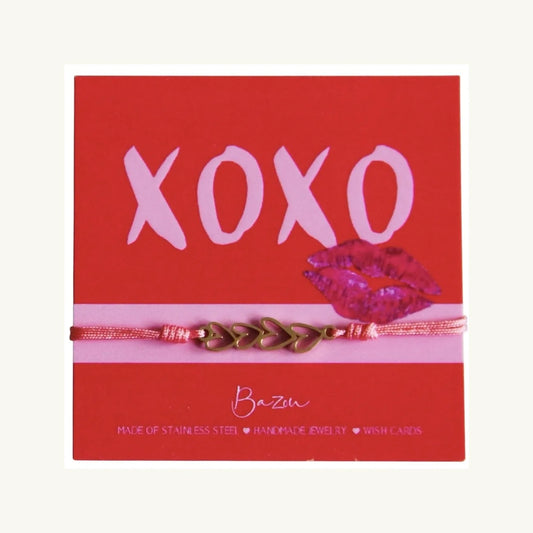 XOXO WISHCARDS WITH BRACELETS ♥ Bazou (kopie) (kopie)