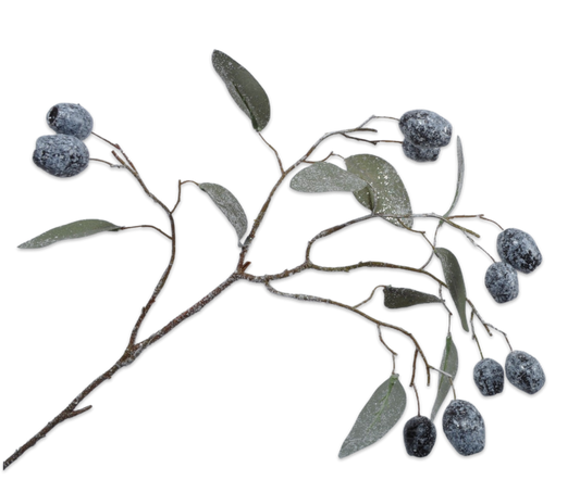 Silk-ka Eucalyptus tak ijs 66cm - Zwart