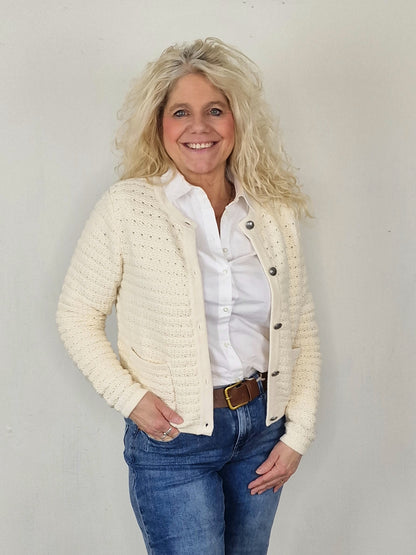 Red Button Danelle vest - colour butter