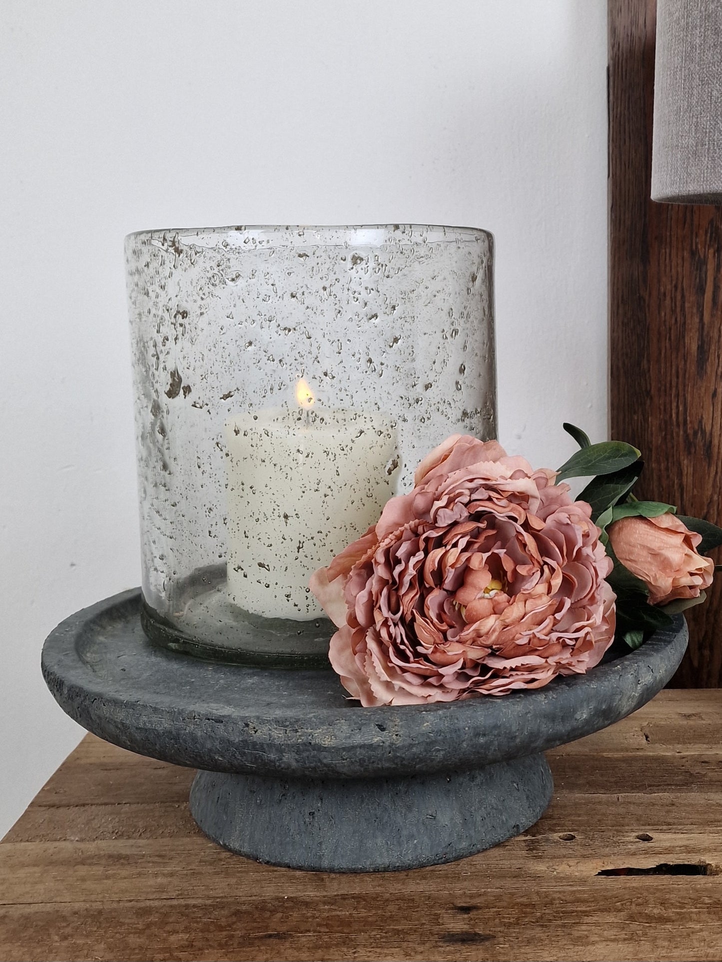 Brynxz – Schaal op voet M – Majestic Grey– D.36cm
