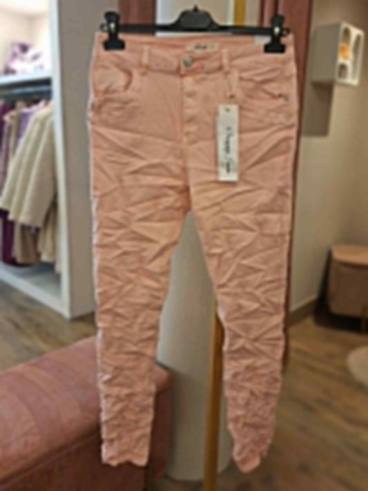 Jewelly jeans hartjes knoop - Roze