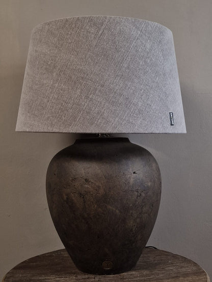 Brynxz lamp Classic Majestic Vintage Brown L D.35 H.35 + lampenkap Stone 40x50x27