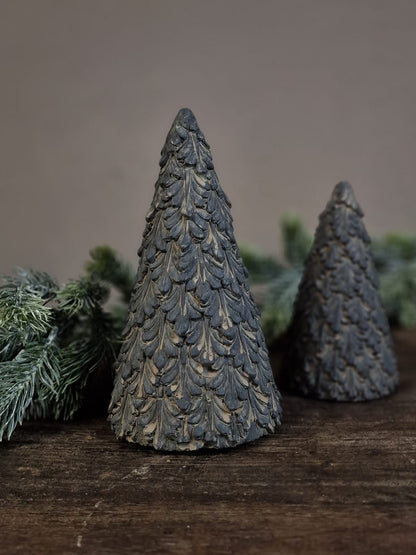 BRYNXZ  X-Tree met bladeren Majestueus Vintage - Grijs    D.11-9 H.21-16