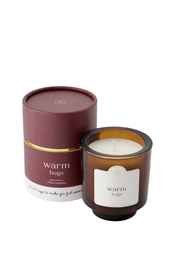 Zusss geurkaars warm hugs - Frisse Kasjmier