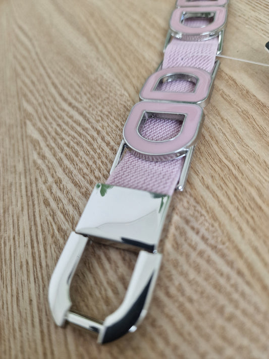 Elastische riem Sam - Oud roze