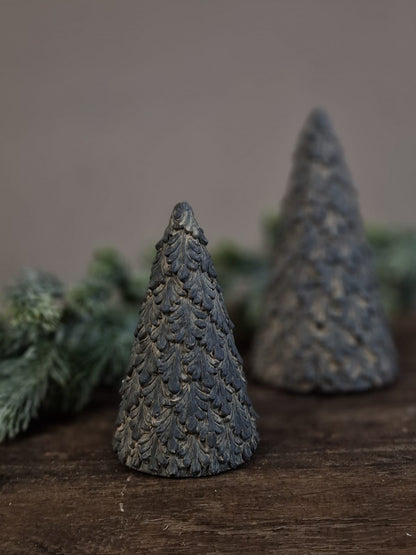 BRYNXZ  X-Tree met bladeren Majestueus Vintage - Grijs    D.11-9 H.21-16