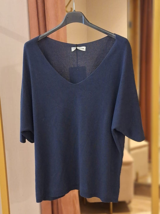 Sierra shirt v-hals - Donker blauw