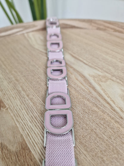 Elastische riem Sam - Oud roze
