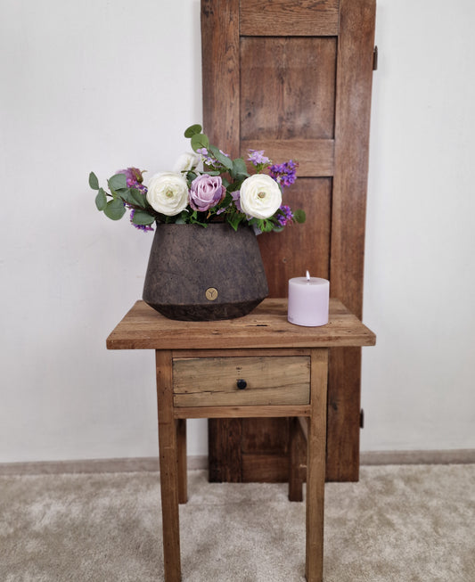 Brynxz – Planter oval allure Majestic Brown- M 42x20x28