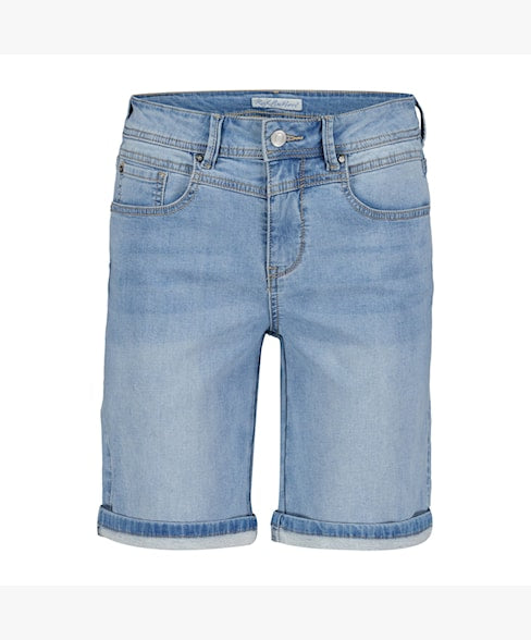 Relax short jog  bleach- Red button