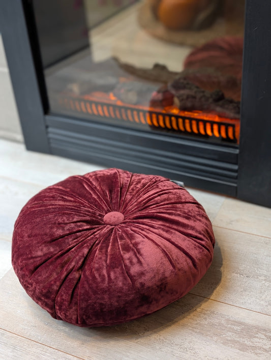 Kussen Tatum rond 40cm - Bloodstone