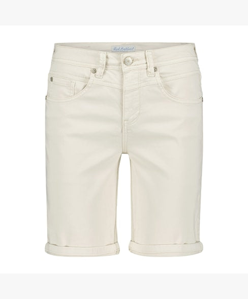 Relax short jog Red button- pearl