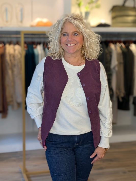 Mirian gilet- Magenta