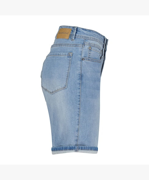 Relax short jog  bleach- Red button
