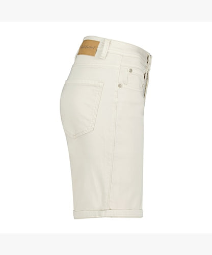 Relax short jog Red button- pearl