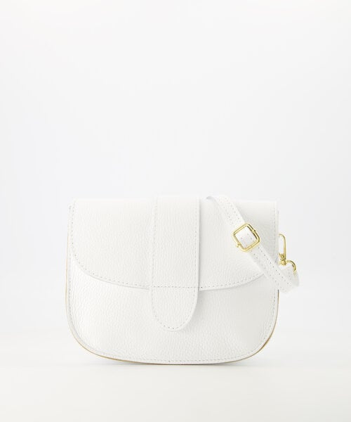Maan classic grain crossbody - Wit