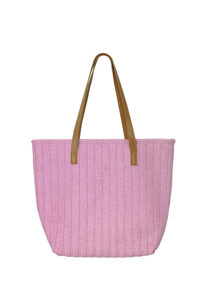 Beach bag with relief purple - paper