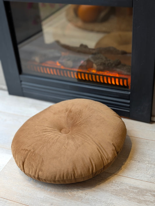 OLLY - Cushion 40 cm Tobacco Brown - brown