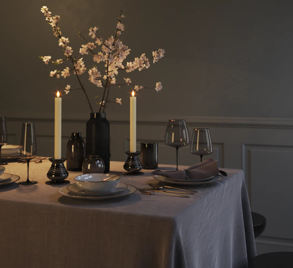 Deluxe Homeart LED Dinerkaars 2 pc's, Ø 2 x 15 cm Cream