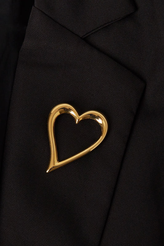 Broche heart for you - Goud  kleur
