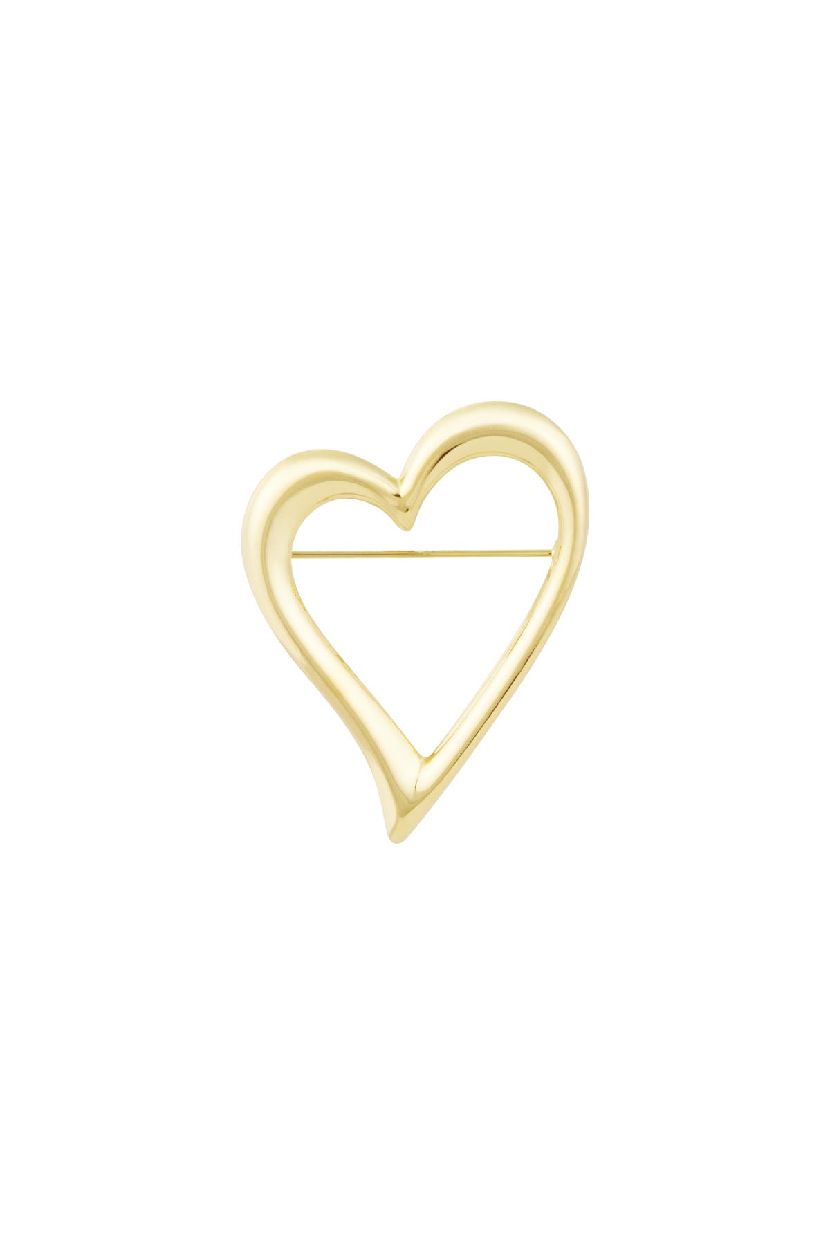 Broche heart for you - Goud  kleur