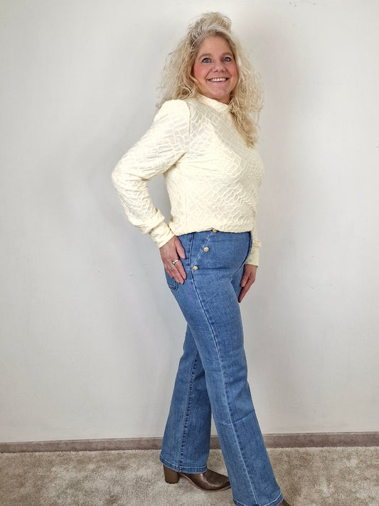 Folyrose wide leg- Jeans
