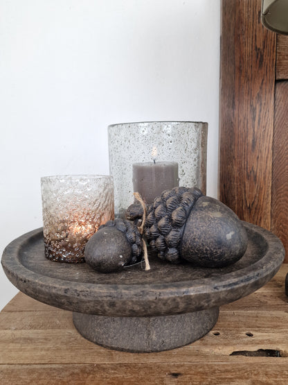 Brynxz – Schaal op voet M – Majestic Brown – D.36cm