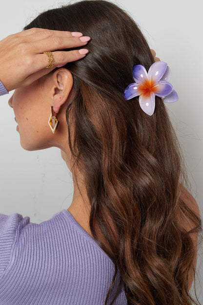 Hair clip Hawaii love - light purple